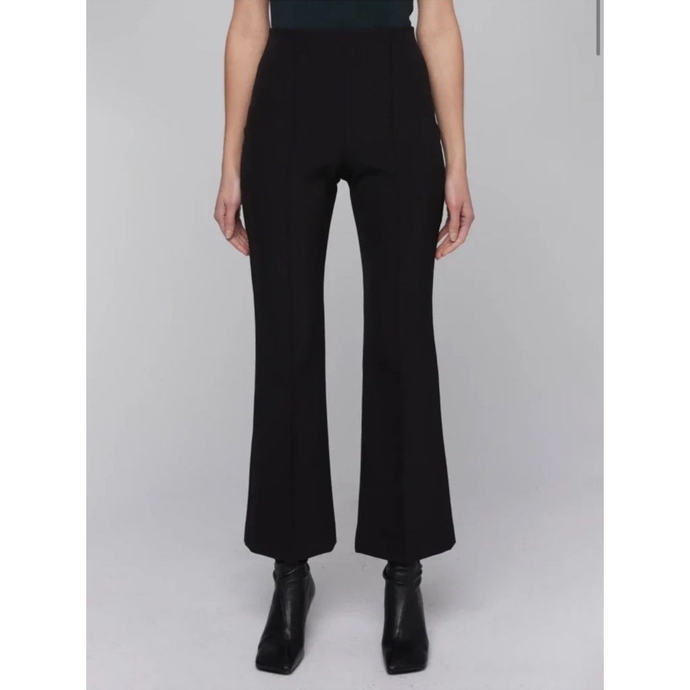 a.l.c Jalen Pant Black Flare Knit Women's S Pull On Quiet Luxury 0364